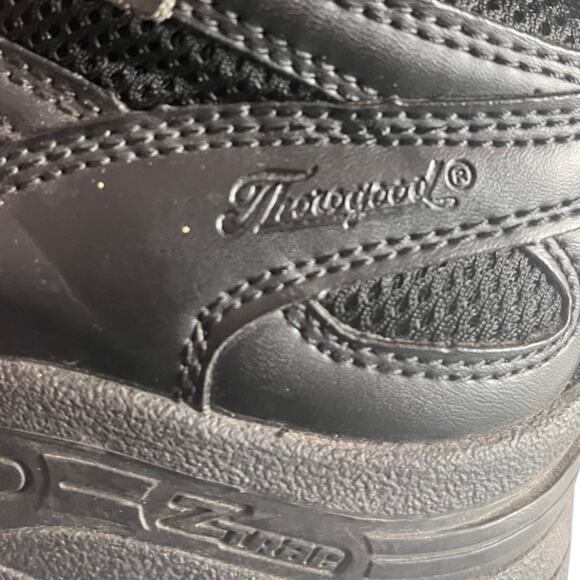 Thorogood The Deuce Leather Biker Boots Men 11 Black 8” Side Zip Combat Tactical - Picture 9 of 15